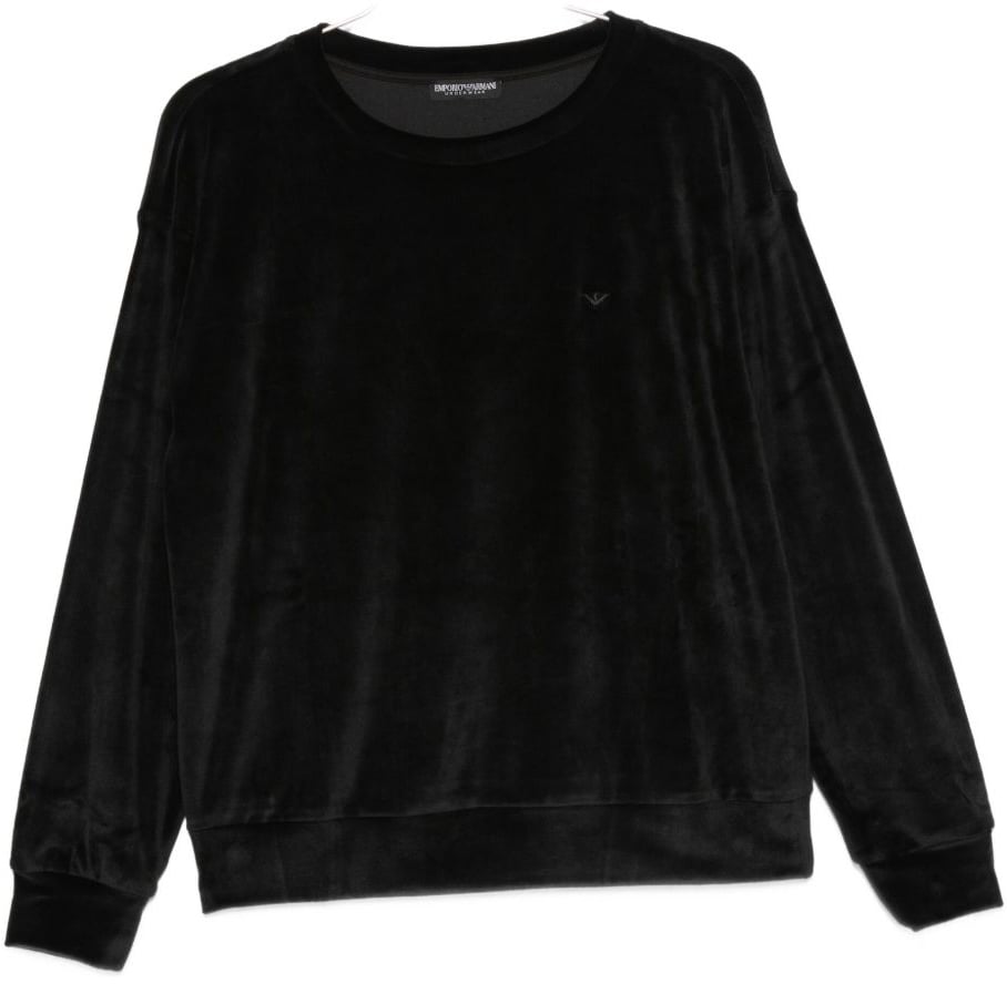 Emporio Armani Sweaters Black Zwart