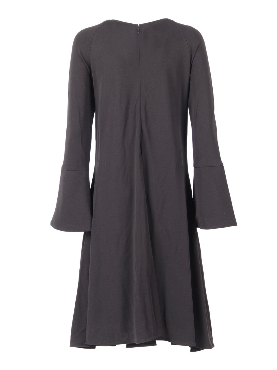 Emporio Armani Form-Fitting Black Dress With Minimalist Design Zwart