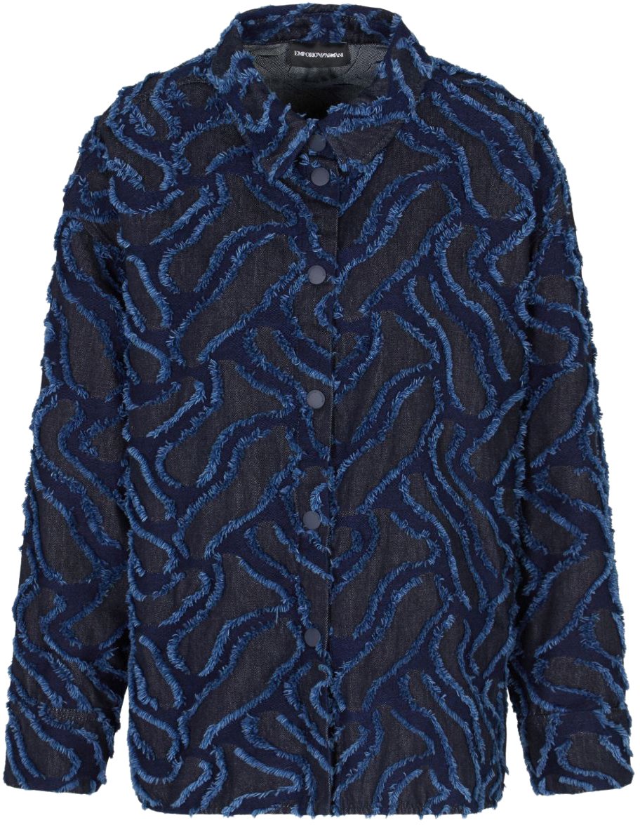 Emporio Armani Jackets Blue Blauw