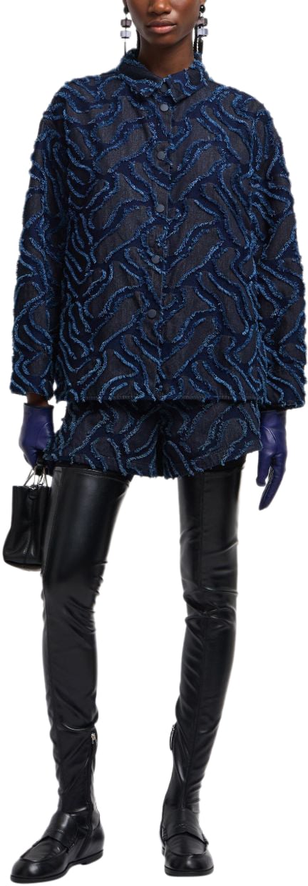 Emporio Armani Jackets Blue Blauw