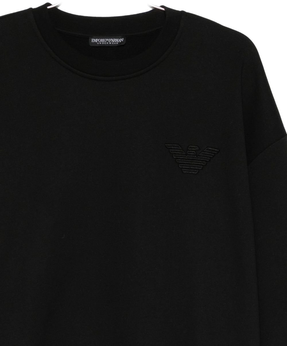 Emporio Armani Sweaters Black Zwart