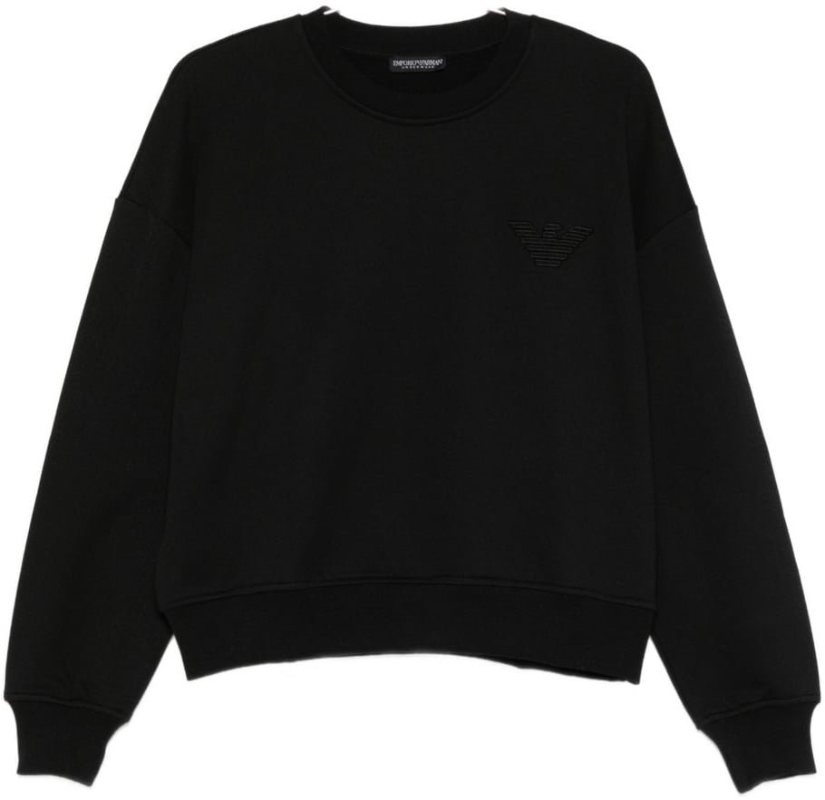 Emporio Armani Sweaters Black Zwart