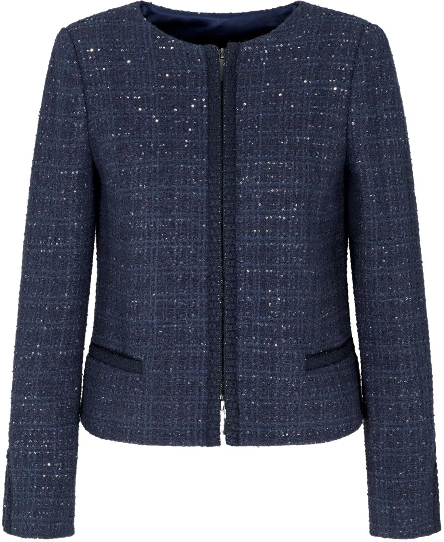 Emporio Armani Jackets Blue Blauw