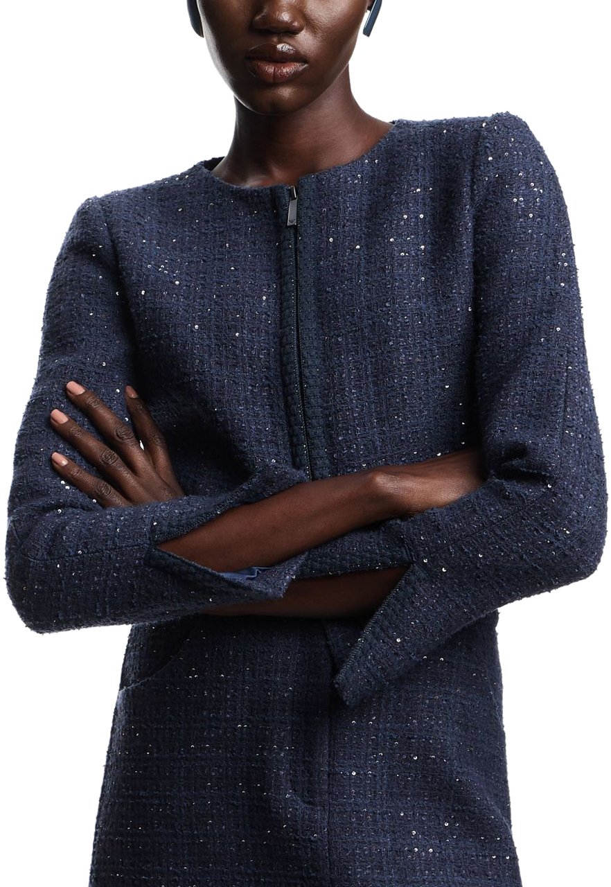 Emporio Armani Jackets Blue Blauw