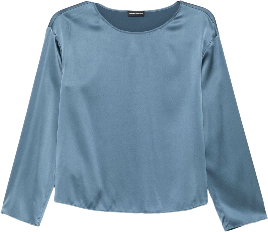 Emporio Armani Top Blue Blauw