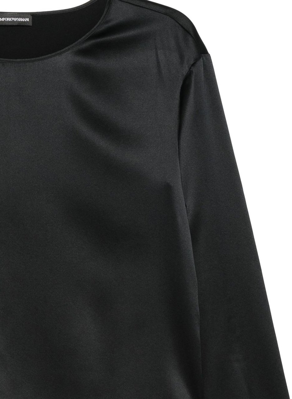 Emporio Armani Top Black Zwart