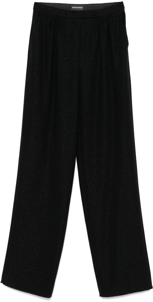 Emporio Armani Trousers Black Zwart