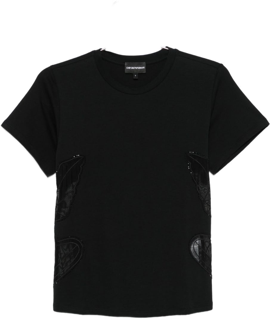 Emporio Armani T-Shirts And Polos Black Zwart