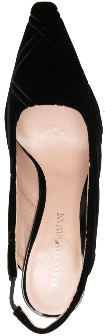 Emporio Armani With Heel Black Zwart