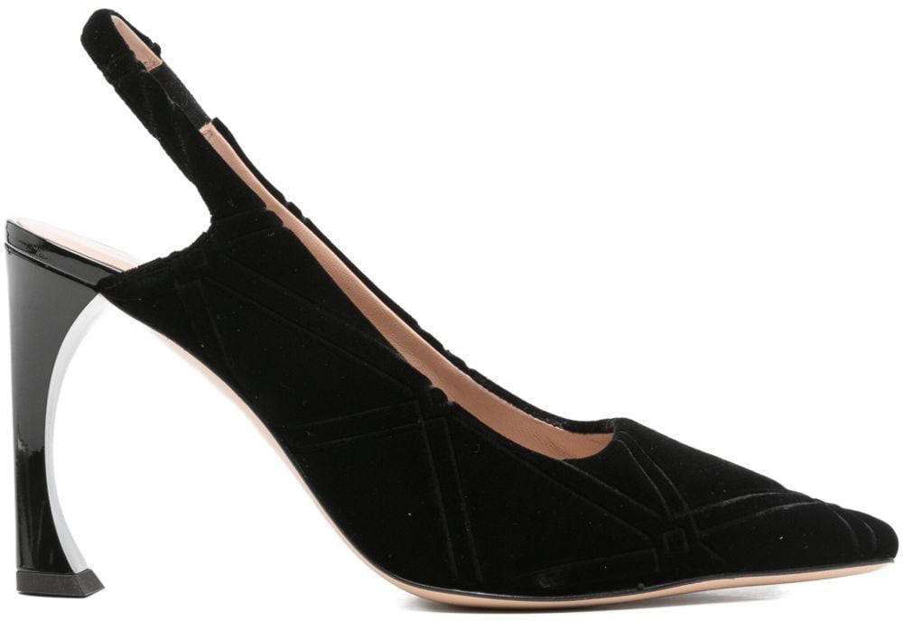 Emporio Armani With Heel Black Zwart