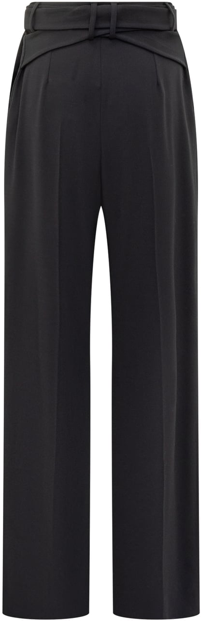 Emporio Armani Pantaloni Emporio Armani a Gamba Larga Zwart