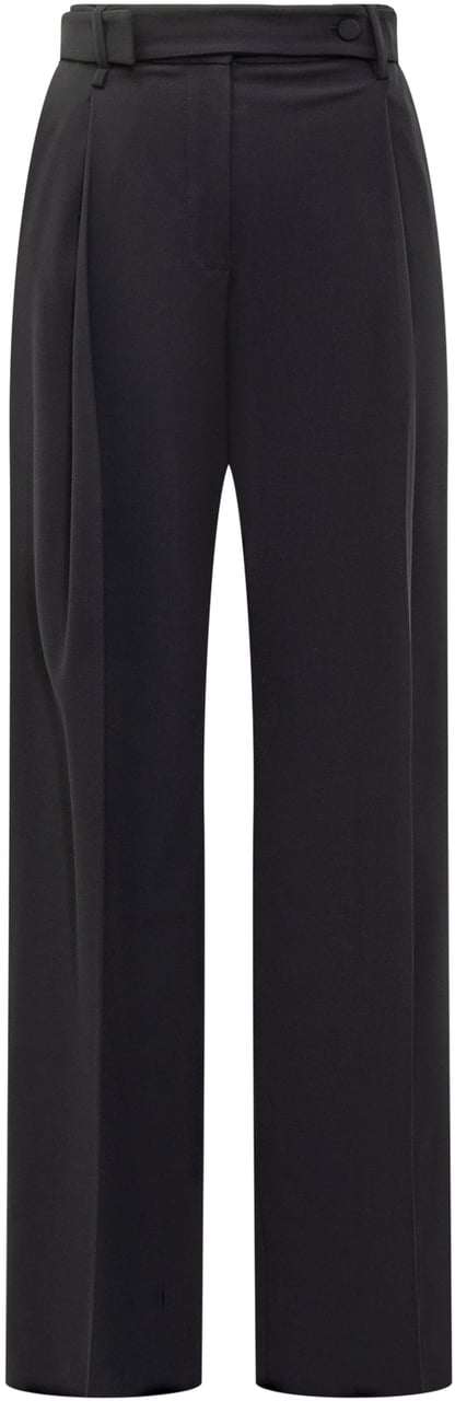 Emporio Armani Pantaloni Emporio Armani a Gamba Larga Zwart