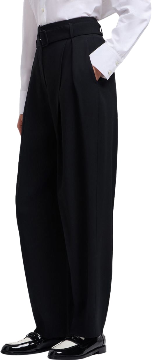 Emporio Armani Trousers Black Zwart