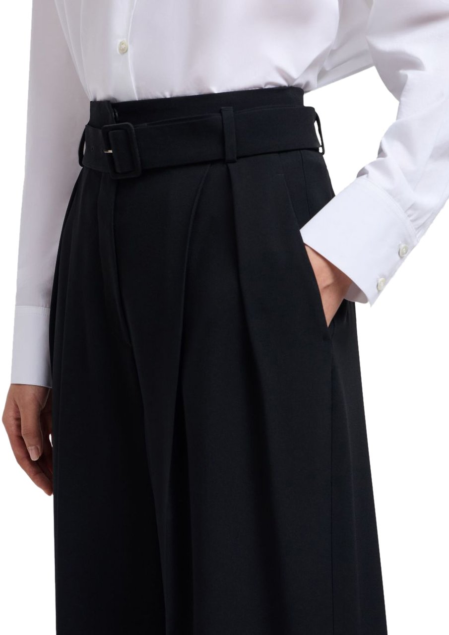 Emporio Armani Trousers Black Zwart