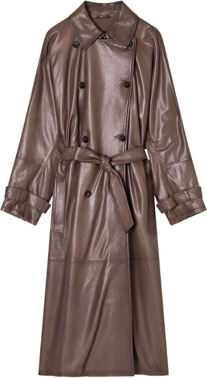 Emporio Armani Coats Dove Grey Grijs