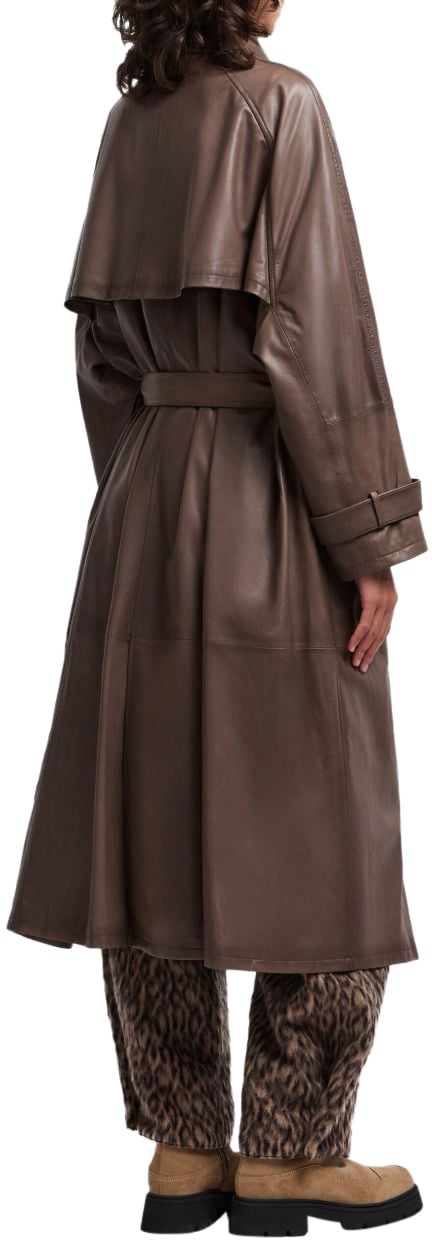 Emporio Armani Coats Dove Grey Grijs