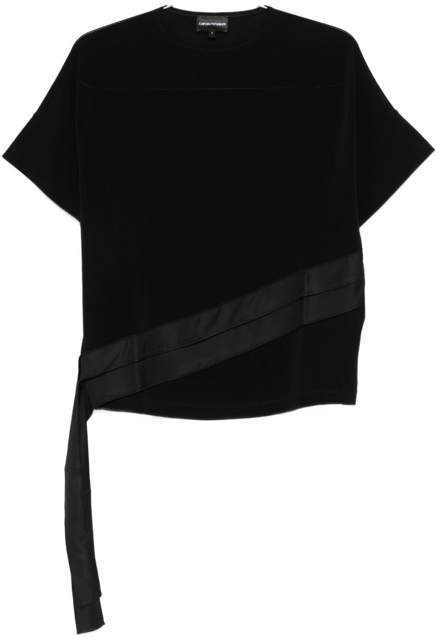 Emporio Armani Sweaters Black Zwart