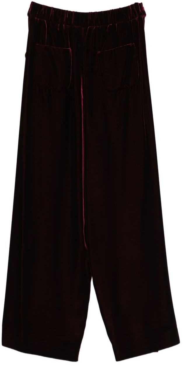 Emporio Armani Trousers Bordeaux Rood