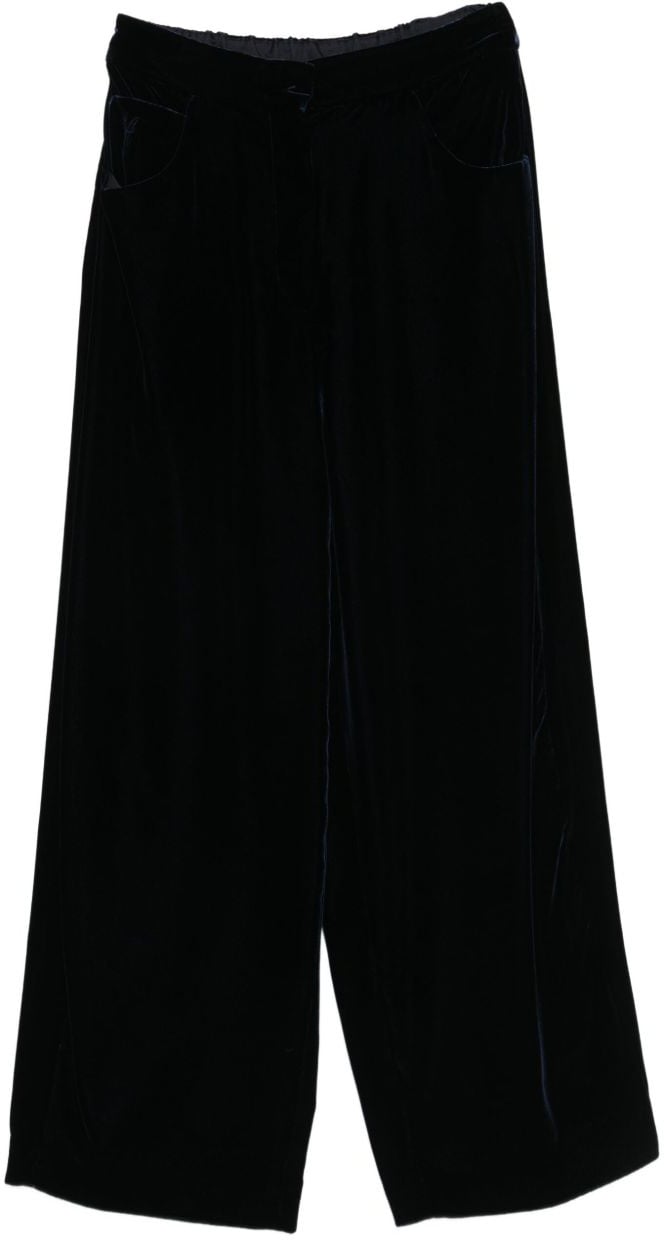 Emporio Armani Trousers Blue Blauw