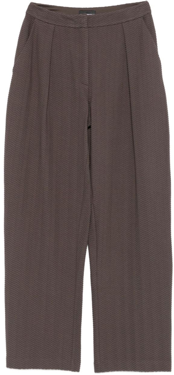 Emporio Armani Trousers Dove Grey Grijs
