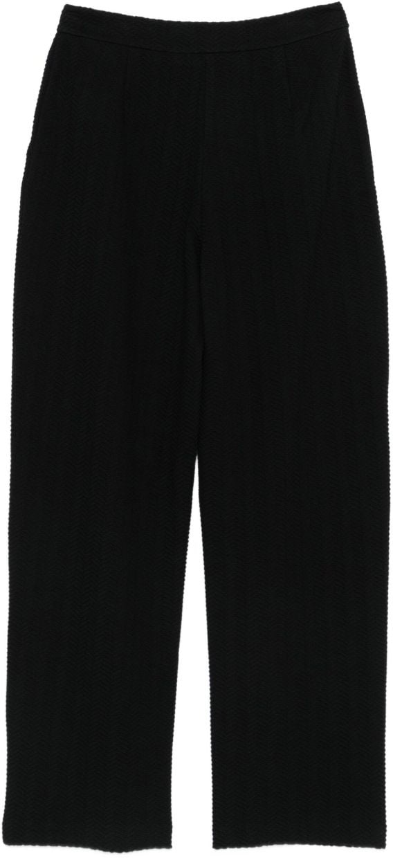 Emporio Armani Trousers Black Zwart