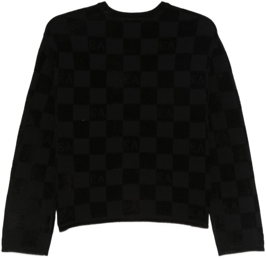 Emporio Armani Sweaters Black Zwart