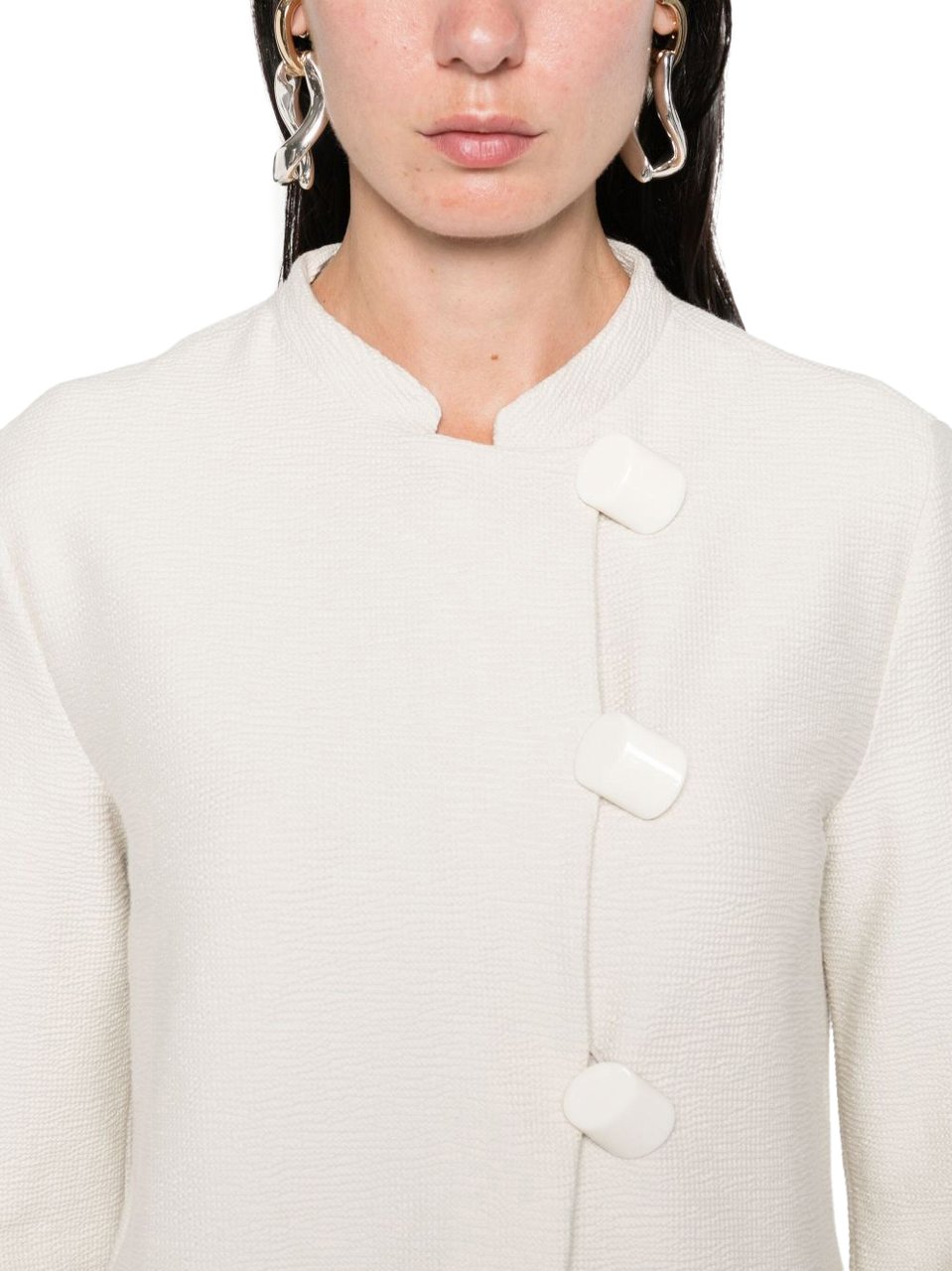 Emporio Armani Jackets Ivory Wit