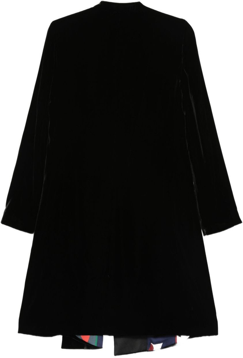 Emporio Armani Coats Black Zwart