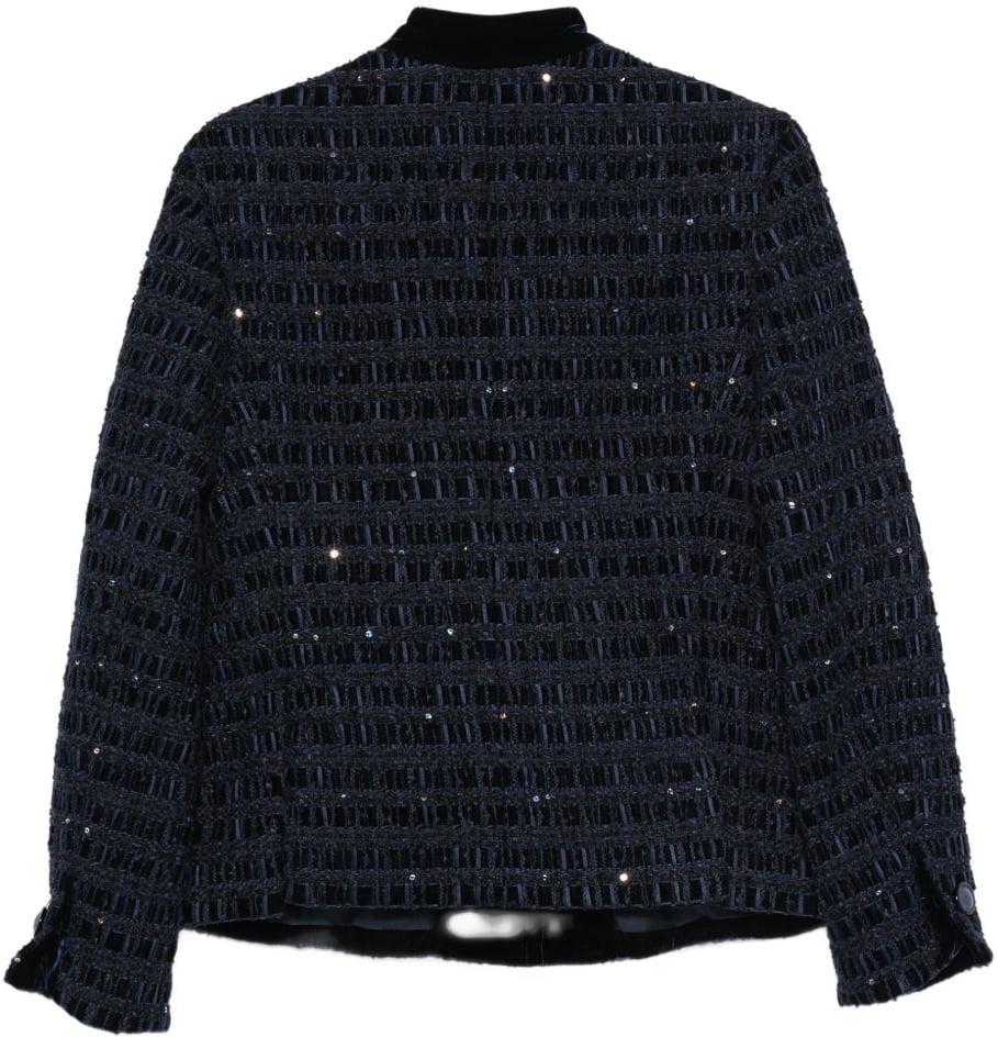 Emporio Armani Jackets Blue Blauw