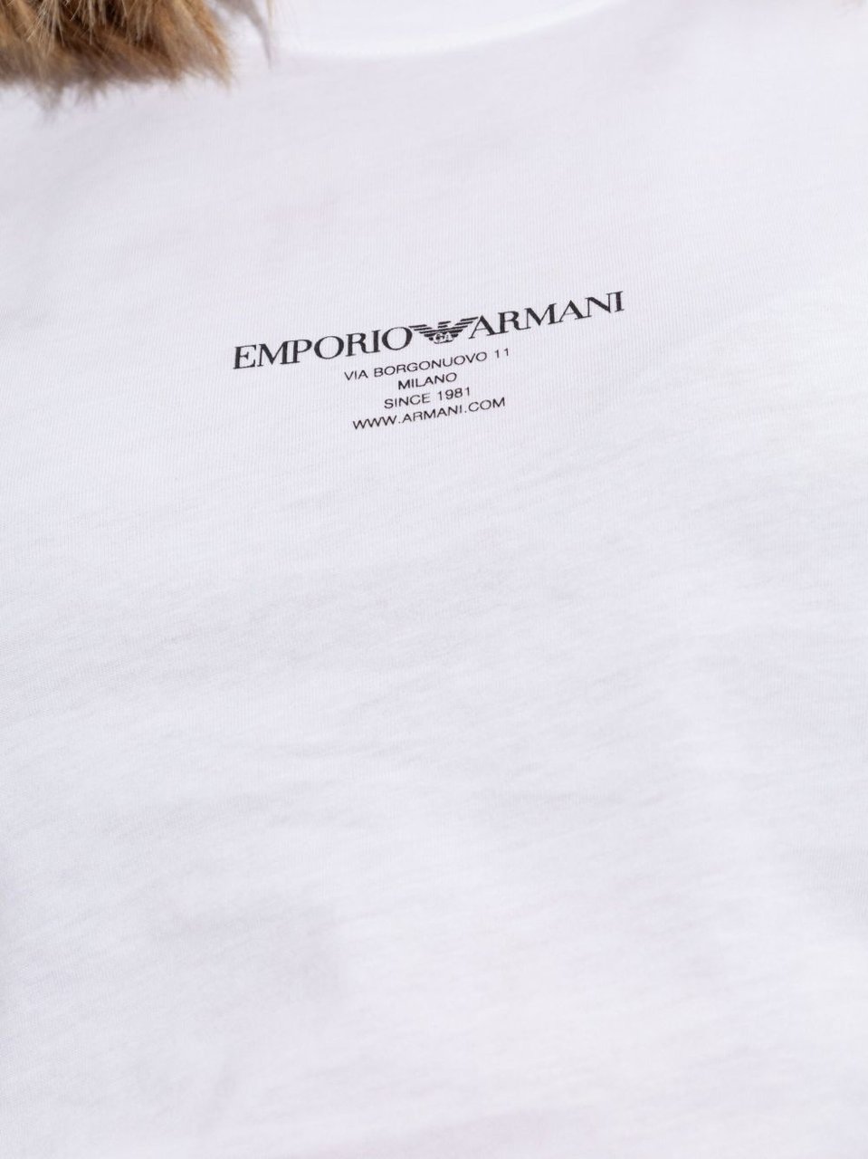 Emporio Armani T-Shirts And Polos White Wit