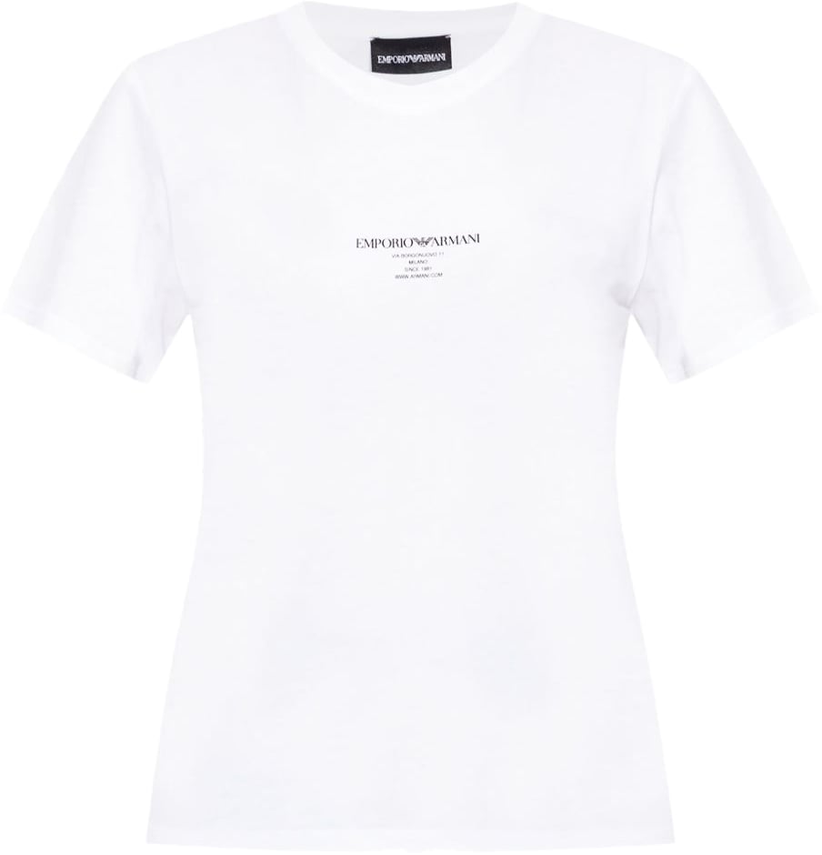 Emporio Armani T-Shirts And Polos White Wit