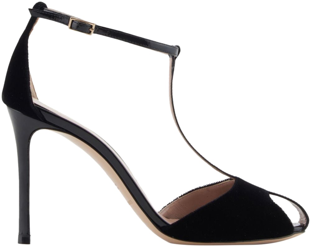Emporio Armani With Heel Black Zwart