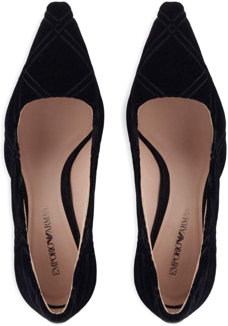 Emporio Armani With Heel Black Zwart