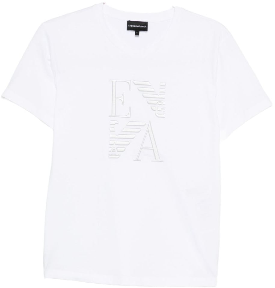 Emporio Armani T-Shirts And Polos White Wit