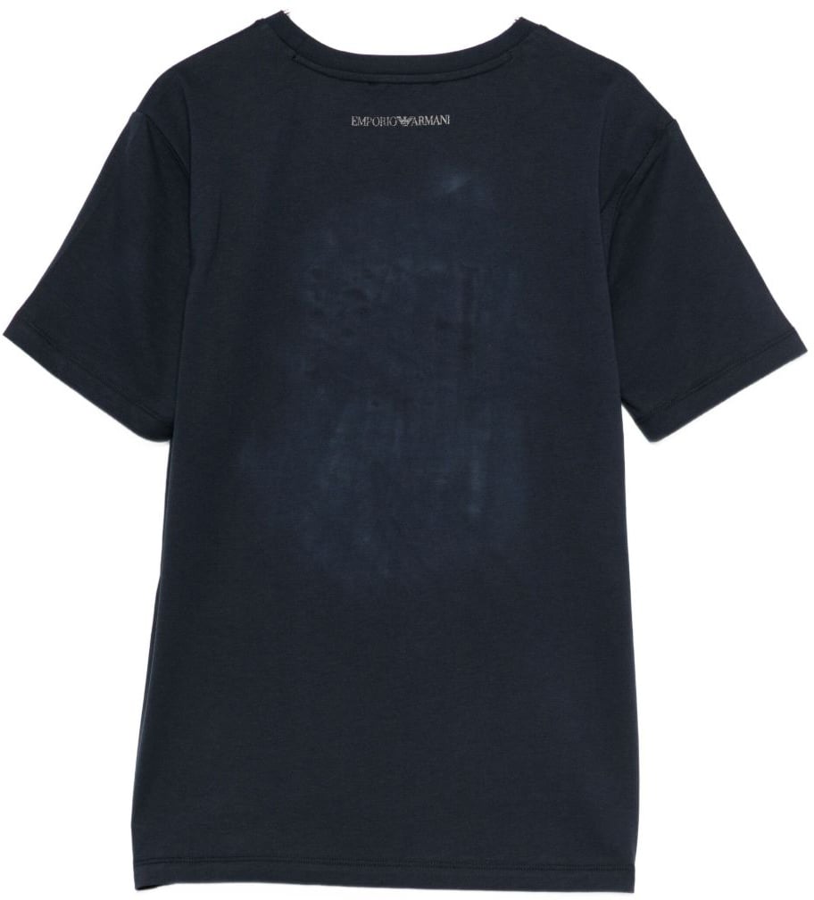 Emporio Armani T-Shirts And Polos Blue Blauw