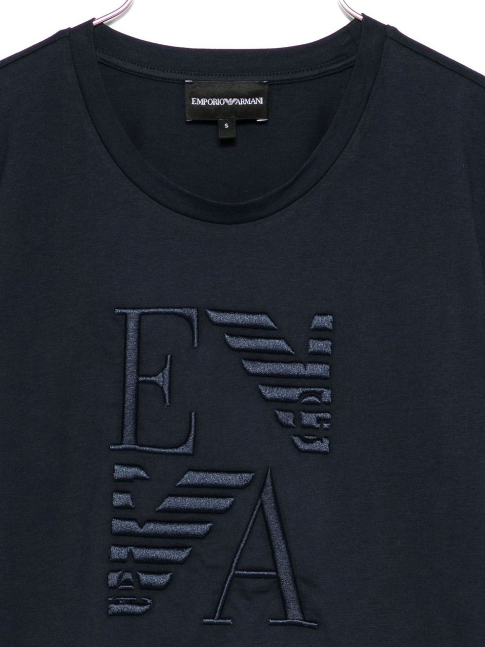Emporio Armani T-Shirts And Polos Blue Blauw