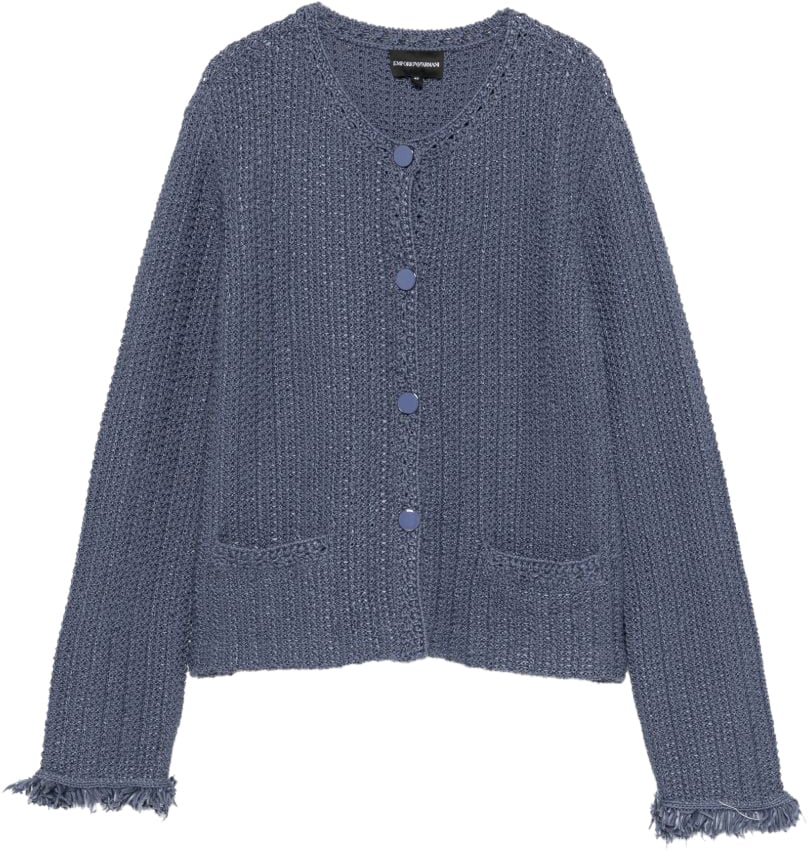 Emporio Armani Jackets Blue Blauw