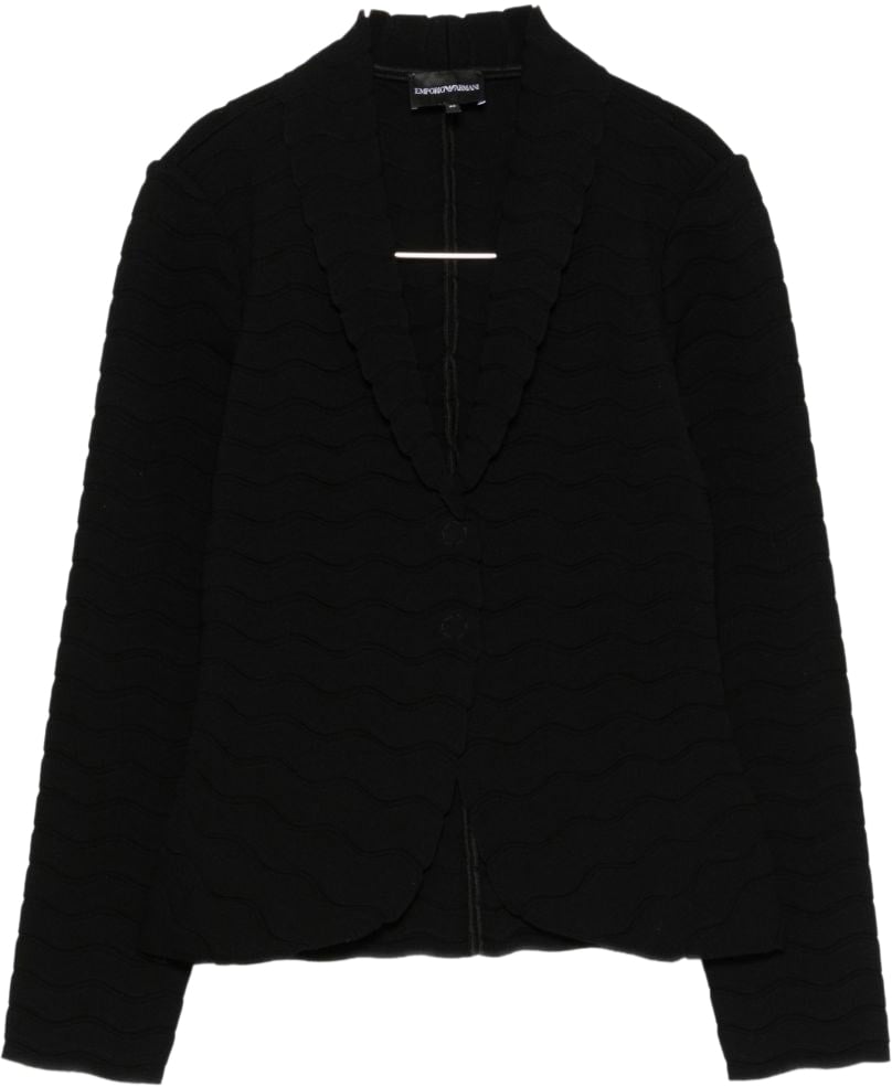 Emporio Armani Jackets Black Zwart