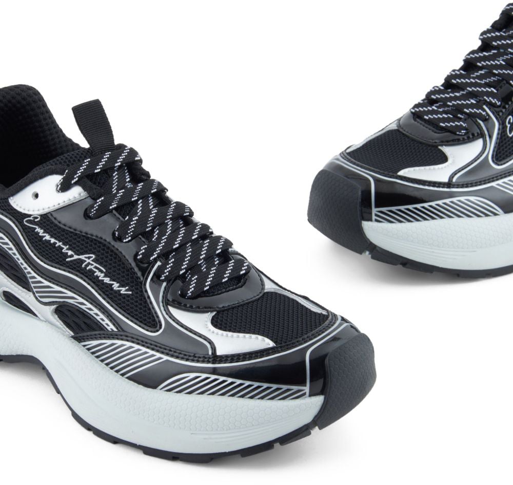 Emporio Armani Sneakers Black Zwart
