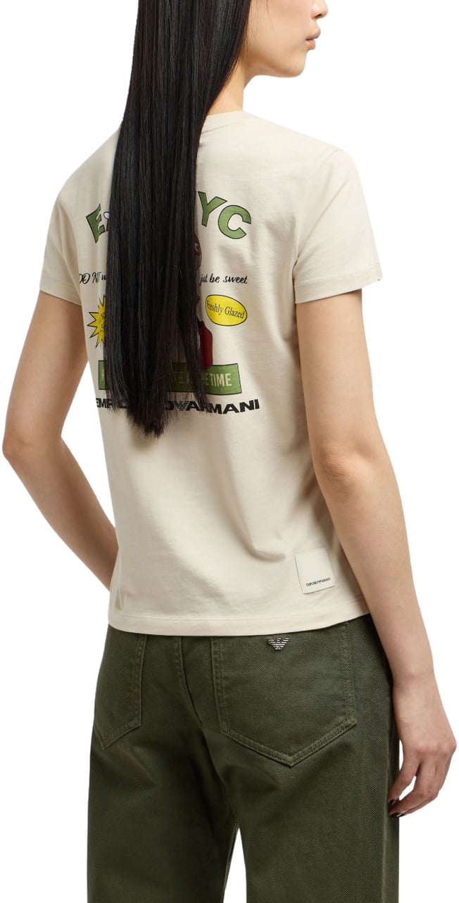 Emporio Armani T-Shirts And Polos Beige Beige
