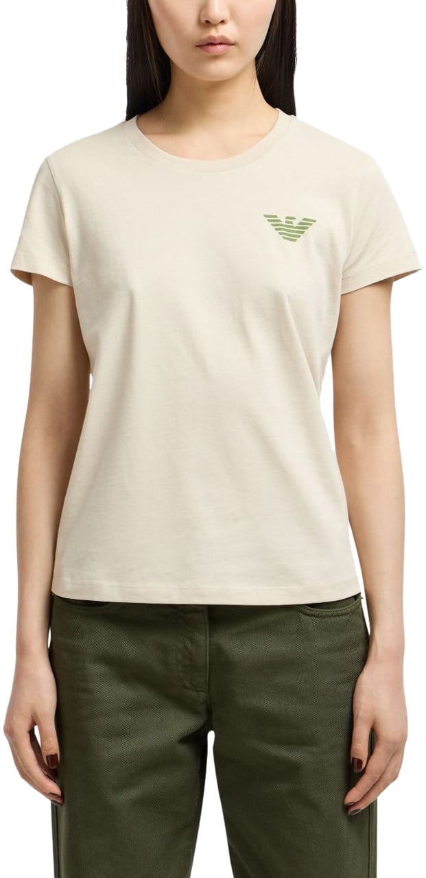 Emporio Armani T-Shirts And Polos Beige Beige