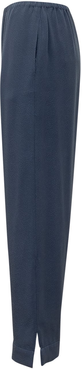 Emporio Armani Pantaloni con Vita Elastica e Gamba Dritta Navy