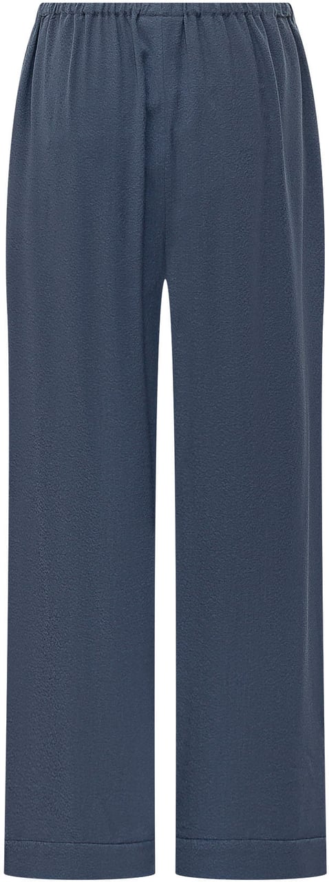 Emporio Armani Pantaloni con Vita Elastica e Gamba Dritta Navy