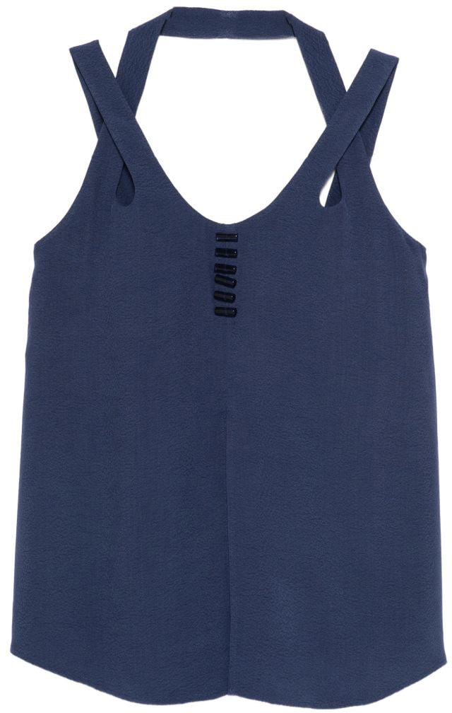 Emporio Armani Top Blue Blauw