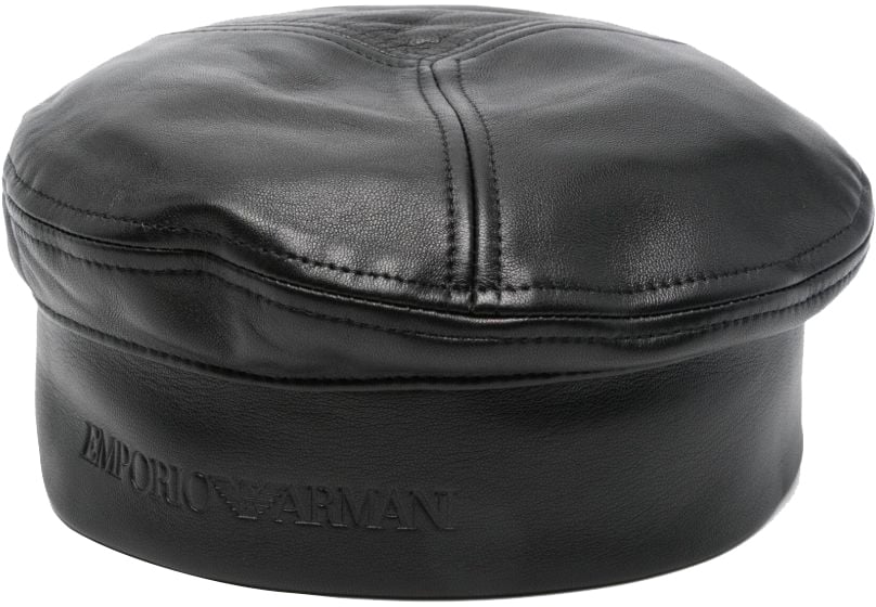 Emporio Armani Hats Black Zwart
