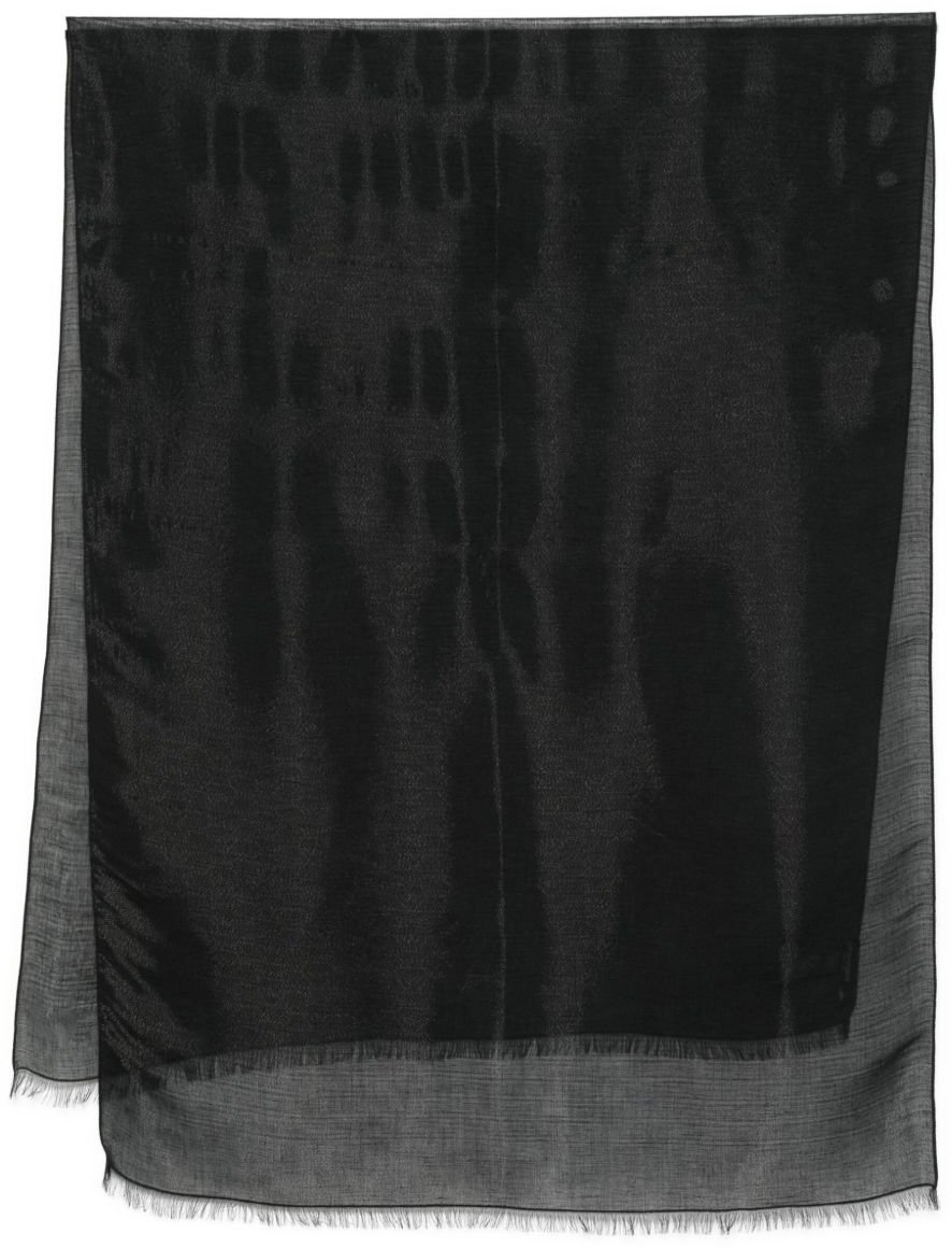 Emporio Armani Scarfs Black Zwart