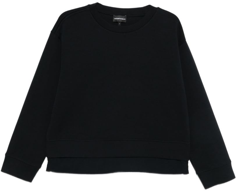 Emporio Armani Sweaters Blue Blauw