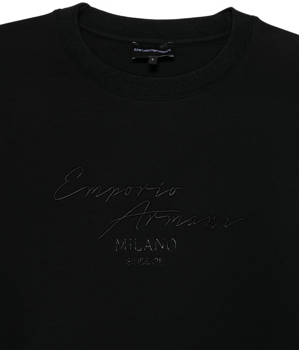 Emporio Armani Sweaters Black Zwart