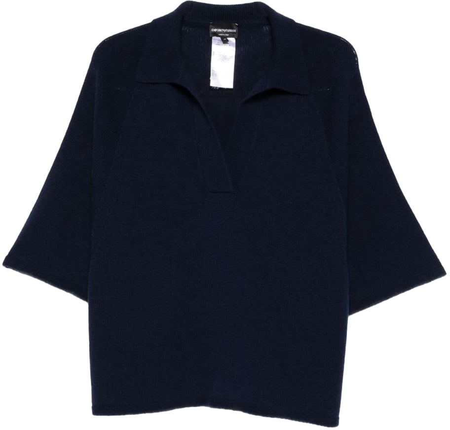 Emporio Armani T-Shirts And Polos Blue Blauw