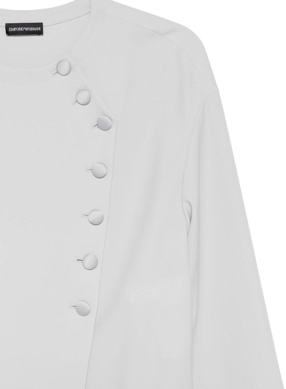 Emporio Armani Shirts Light Grey Grijs